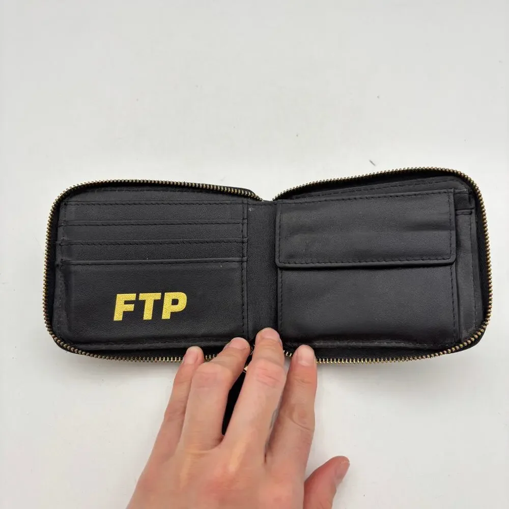 FTP Dimensions Logo Leather Wallet Zip Streetwear Skate